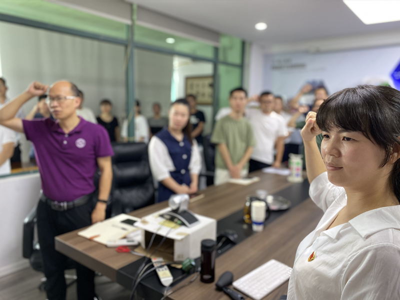 中林福人支部組織開(kāi)展“學(xué)習(xí)百年黨史”專題活動(dòng)(圖2)