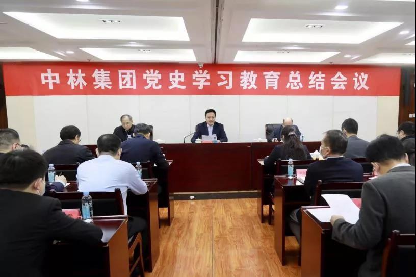 中林集團召開黨史學習教育總結(jié)會議(圖1)